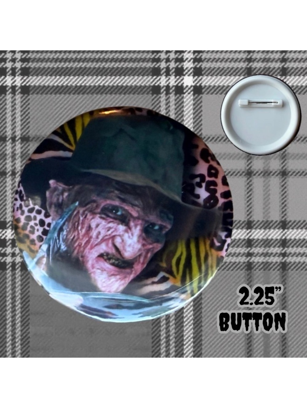 Freddy Krueger Nightmare on Elm Street 2.25" Button